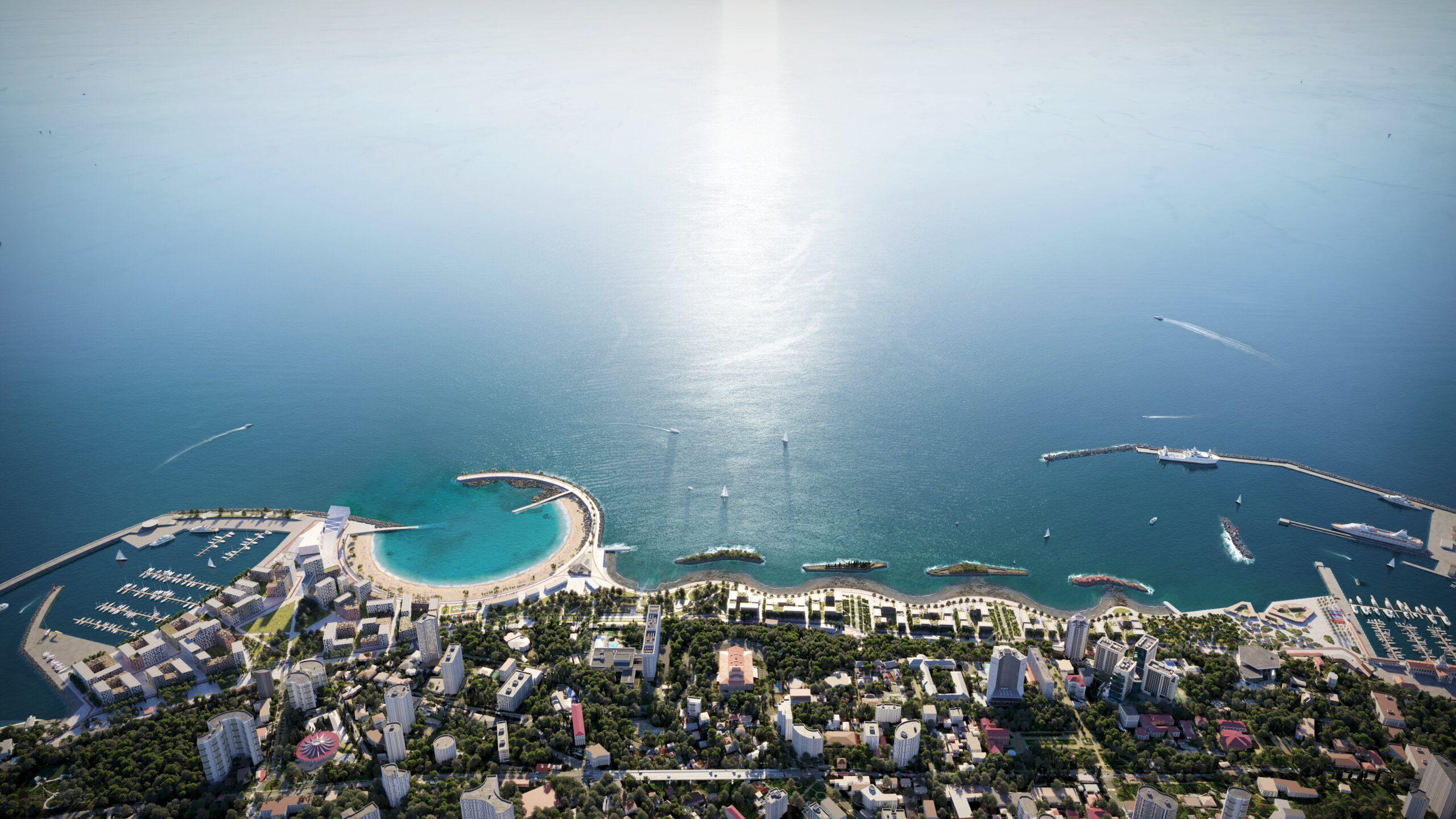 Master Plan of the central embankment of Sochi